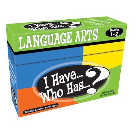 Teacher Created Resources I Have, Who Has Language Arts Game, Grade 1-2 TCR7815